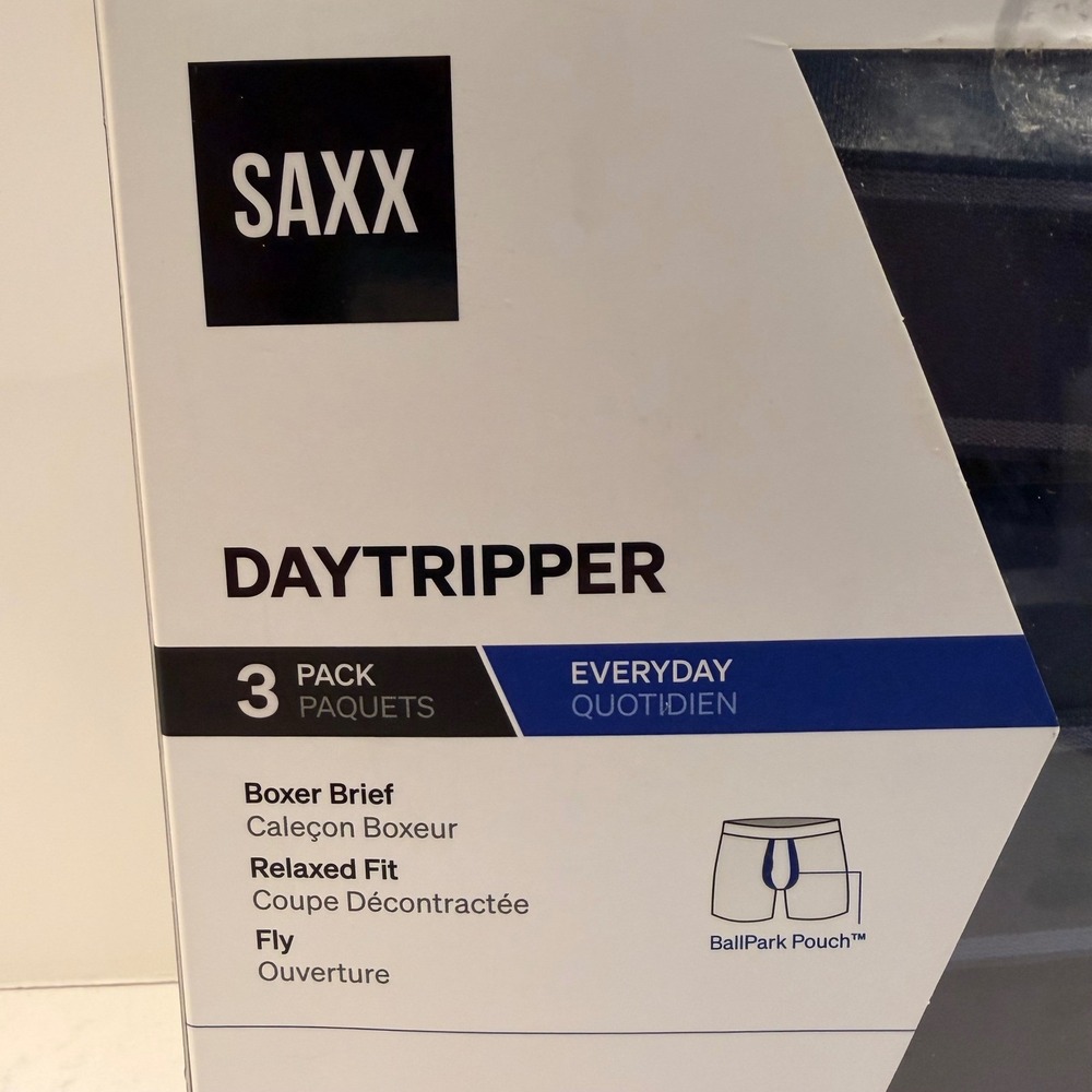 Saxx Daytripper 3XL (46"-50") Boxer Brief 3 PACK Ballpark Pouch Relaxed Fit Fly - Picture 8 of 15